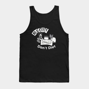 Rebel Cat Feminists Tank Top